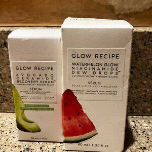 Glow Recipe Watermelon Glow Niacinamide Drops & Avocado Serum! NEW